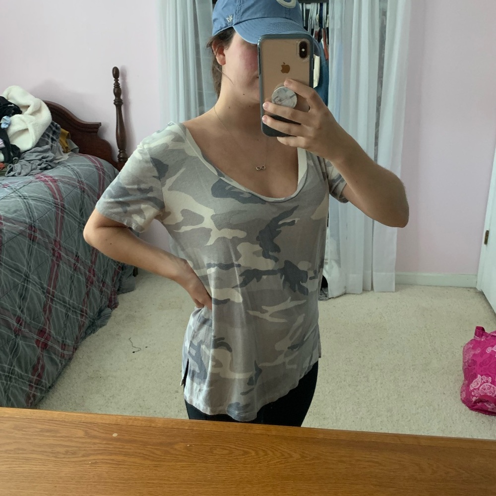 Fashion Nova Camo Tee